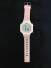 AOSUN electronic watch for junior high school girls, a small Korean-style watch with a niche ins style and a high level of appearance. It is a waterproof electronic watch Item Picture